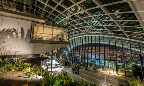 The Walkie-Talkie Sky Garden … 'Not as good as Center Parcs'?