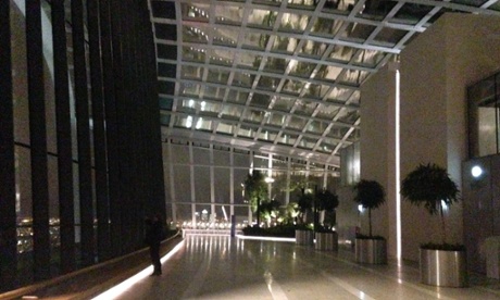 The northern terrace … 'more like a hotel lobby than Kew Gardens'