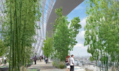 The vision … how the computer visualisations promised the space would look