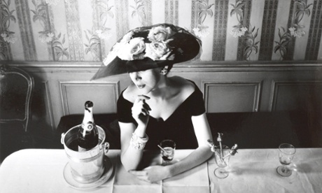 Dovima modelling Christian Dior, spring-summer 1956.