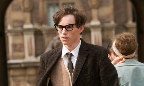 Eddie Redmayne as Stephen Hawking in The Theory of Everything.