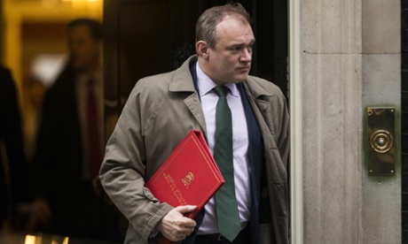 Ed Davey, Secretary of State for Energy and Climate Change, leaves Downing Street after a cabinet meeting on January 6, 2015 in London, England. The cabinet meeting was the first since the Christmas recess.