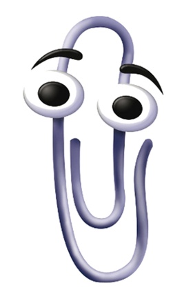 Microsoft's notorious Clippy feature.