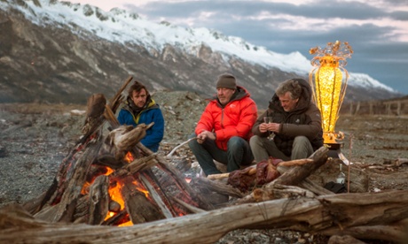 Top Gear's presenters pictured in their 2014 Christmas special.