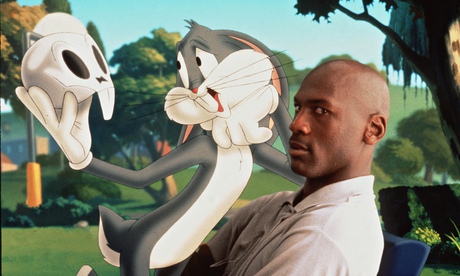 Michael Jordan and Bugs Bunny in Space Jam