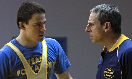 Channing Tatum and Steve Carell in Foxcatcher