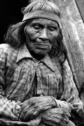 Julia Yaghan, aged about 90, in an undated photograph from the mid-20th century. She was said to be the last surviving member of any of the Yaghan tribes.