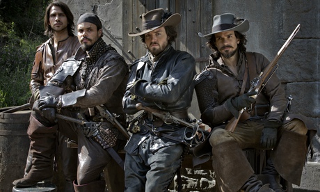 Getting darker … The Musketeers. Photograph: Dusan Martincek/BBC
