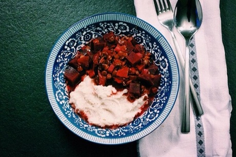 Dorota Krysińska's beetroot stew a la bourguignon