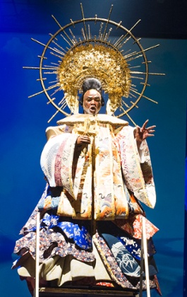Willard White as Pope Clement VII in Terry Gilliam's ENO production of Benvenuto Cellini, June 2014.