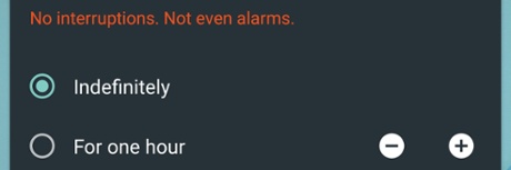 Android Tip #7: Do not disturb