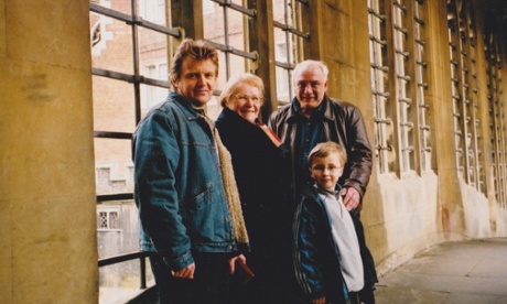 Anatoly Litvinenko with his father (left), grandmother and Russian dissident Vladimir Bukovsky in Cambridge, circa 2000