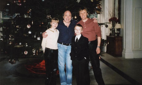 Alexander Litvinenko (right) with his daughter Sonya, his son Anatoly and Russian oligarch Boris Berezovsky in London in 2003.