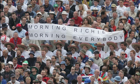 Fans at The Oval in 2005.