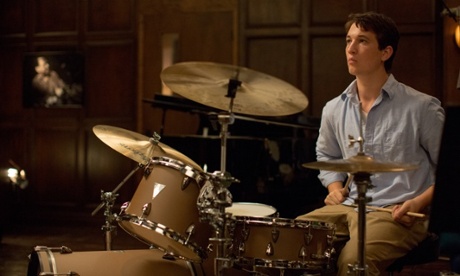 Miles Teller as music student Andrew in Whiplash.