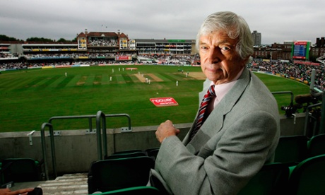 The brilliant Richie Benaud at The Oval in September 2005.