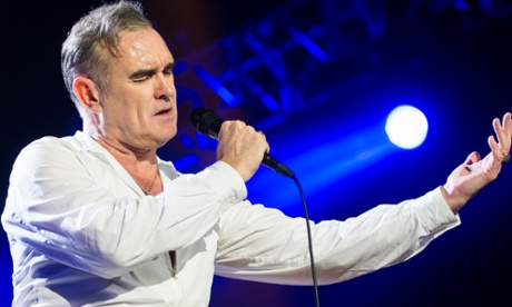 Morrissey performing live in November 2014