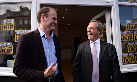 Douglas Carswell (left) with Nigel Farage