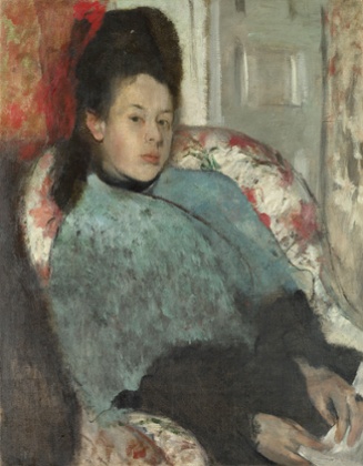Edgar Degas's Portrait of Elena Carafa (c1875).