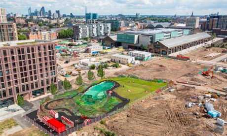 A CGI picture of the Kings Cross Pond Club