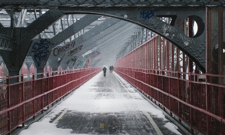 A bitter cold day in New York