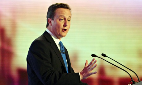 David Cameron during an election debate in 2010. The prime minister indicated he would not take part