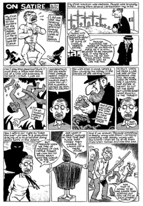 Joe Sacco capture for live blog