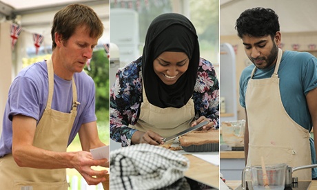 Ian, Nadiya and Tamal will contest next week's final of Bake off.