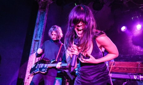 Natasha Khan of Bat For Lashes and Tom Dougall of TOY perform as Sexwitch at XOYO.