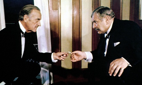 David Niven and Peter Ustinov in Death on the Nile, directed by John Guillermin