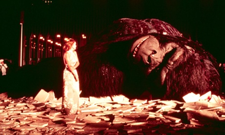 A fallen giant … Jessica Lange in King Kong.