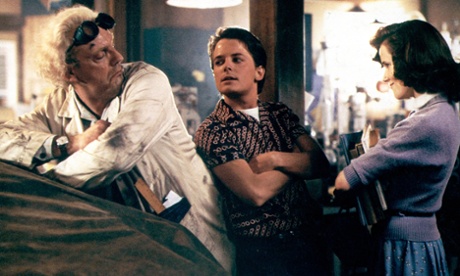 Inspired performances … Christopher Lloyd, Michael J Fox and Lea Thompson in Back to the Future. 