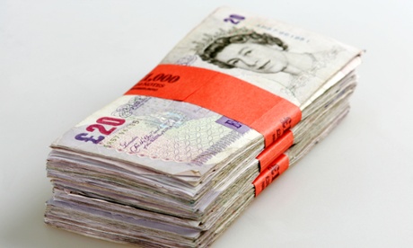 Wad of Cash  20 notes