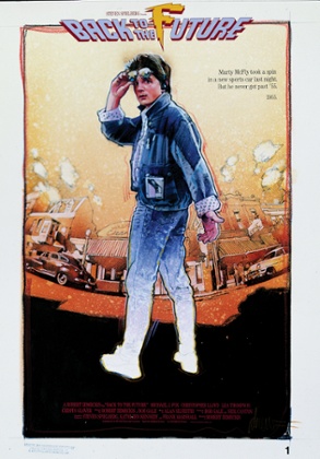 Back to the Future poster artwork.