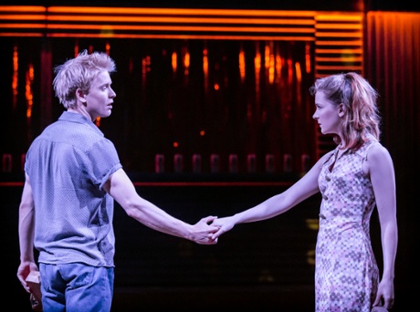 Freddie Fox and Morfydd Clark in the Crucible's Romeo and Juliet.
