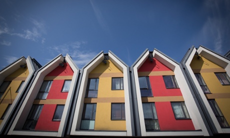 Properties that were recently built by a housing association to provide affordable homes in Bristol.