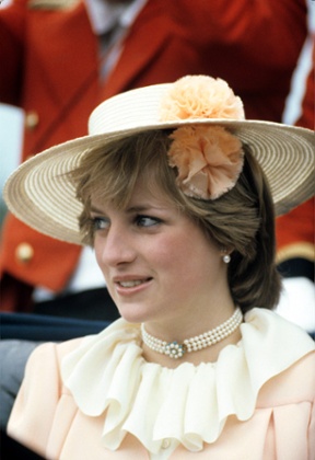 Lady Diana Spencer at Ascot in 1981.