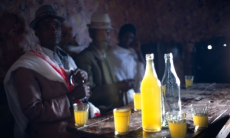 Drinking tej, Ethiopia