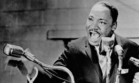 Martin Luther King Speaking at Fisk University