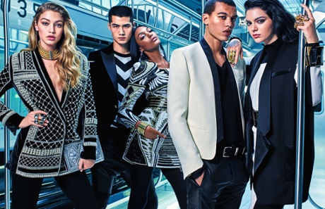 Balmain x H&M 2015 campaign.