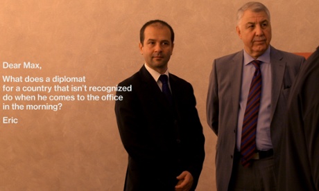 Former minister of foreign affairs for Abkhazia, Maxim Gvinjia