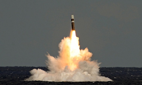 Trident missile firing
