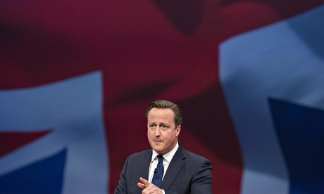 David Cameron at the Conservative party conference