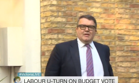 Tom Watson leaving his home this morning