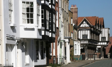 Tudor buildings on Southampton's Bugle street