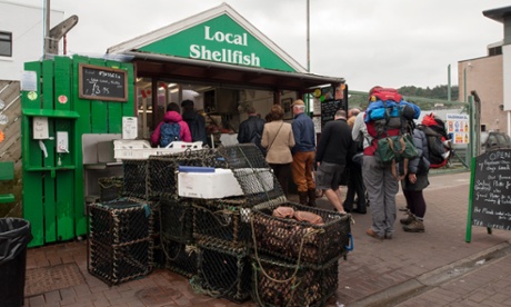 'Scallops the size of a Labrador’s paw are served in a puddle of salty garlic butter': Oban Seafood Hut.