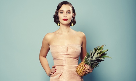 Ella Woodward. Hair by Dayaruci at One Represents Makeup by Carol Morley. Styling by Hope Lawrie. Ella wears: Raffia organza gown, <a href=