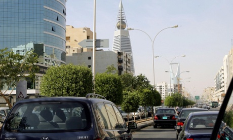 Traffic in Riyadh.