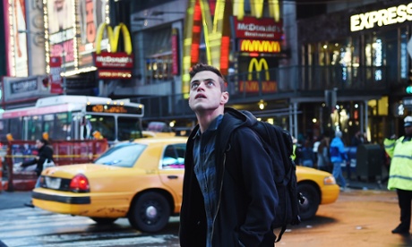 Rami Malek as Elliot.