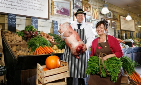 Victoria and James, owners of Keelham Farm Shop.